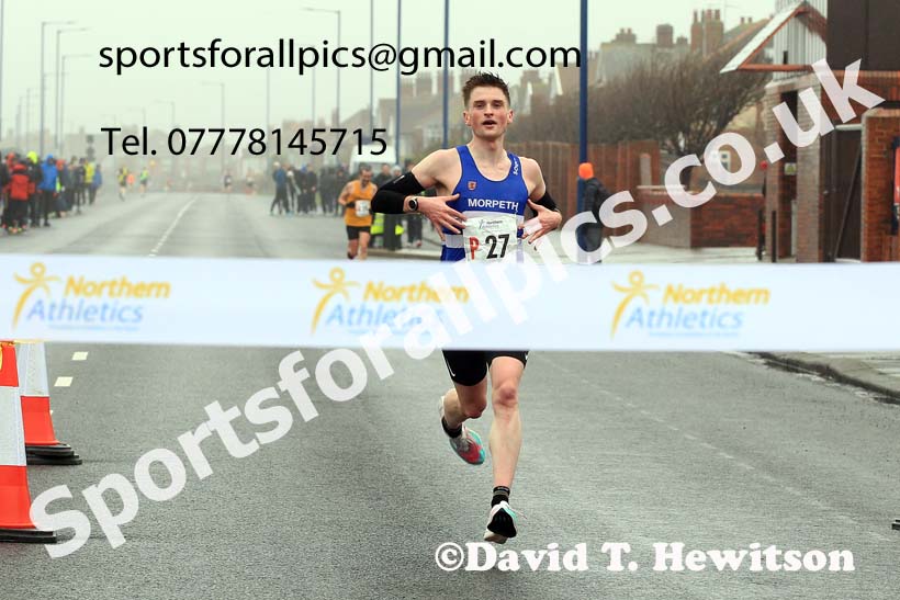 Senior mens 12 Stage 2023 Northern Mens 12 stage and Womens 6 Stage Relays and Young Athletes, Redcar. Photo: David T. Hewitson/Sports for All Pics